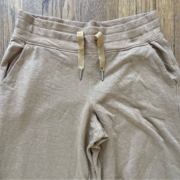 Athleta Balance Wide Leg Sweat pant Golden Yellow 631950 Large NWOT - Picture 4 of 9